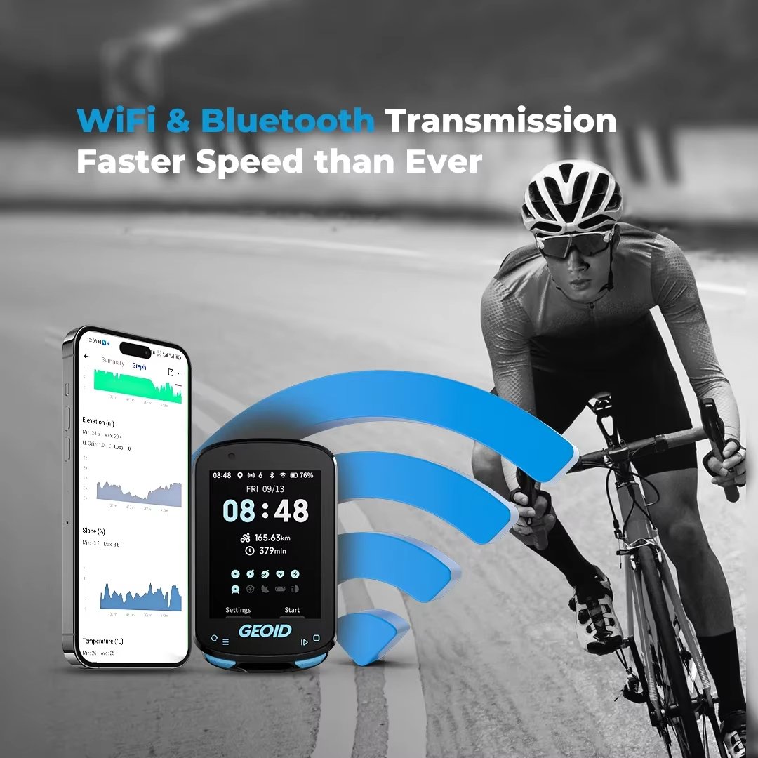 GEOID CC600 conectividad WiFi y Bluetooth para transferencia rápida de datos